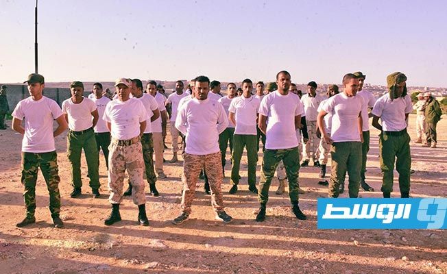 ختام مسابقة اختراق الضاحية لمنتسبي الكتيبة «104» مشاة, 5 ديسمبر 2020. (المنطقة العسكرية طبرق)