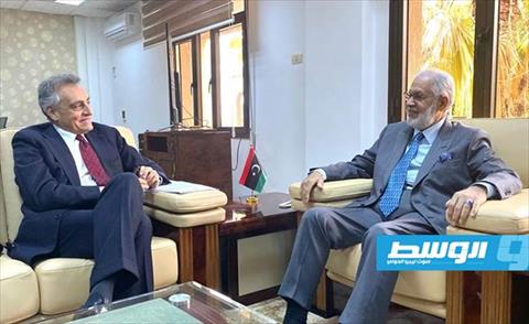 تصريحات عقيلة صالح والمشير حفتر الأخيرة على رأس مناقشات وزير «خارجية الوفاق» مع السفير الإيطالي
