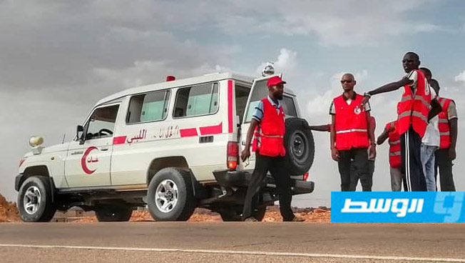 «الهلال الأحمر»: دفعنا بـ3 سيارات إسعاف ونقلنا 7 مصابين جراء الهجوم على مؤسسة النفط