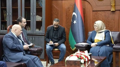وزيرة العدل تؤكد لـ«كريم خان» ولاية القضاء الليبي لعدم الإفلات من العقاب