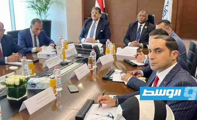 على هامش زيارة وفد وزارة المالية بحكومة الوحدة الوطنية لمصر (صفحة الوزارة على فيسبوك)