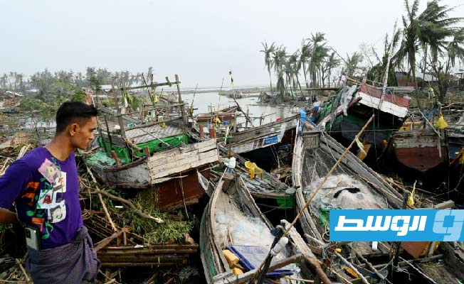 وفاة أكثر من 60 شخصا في بورما بسبب إعصار «موكا»
