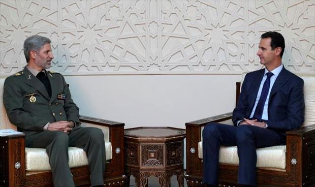وزير الدفاع الإيراني يبحث علاقات التعاون مع سورية