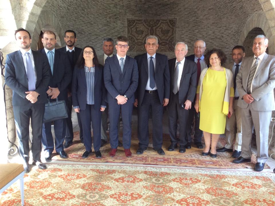 أعضاء من لجنة تعديل الاتفاق السياسي بمجلس الدولة يلتقون وفـدًا فرنسيًا في تونس