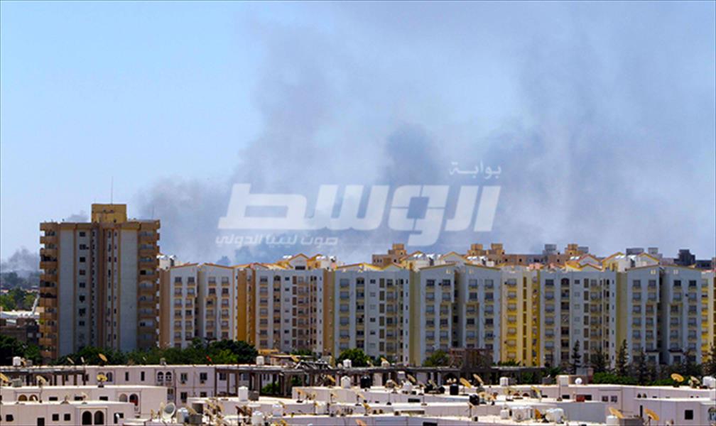 جحيم القصف يمتد من محيط المطار إلى قلب العاصمة طرابلس