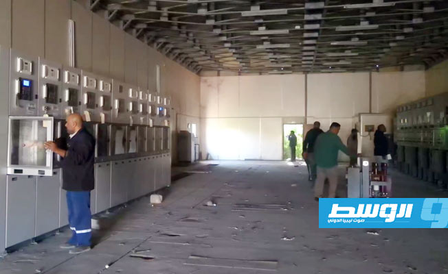 شركة الكهرباء: صيانة محطة تحويل الماجوري في بنغازي