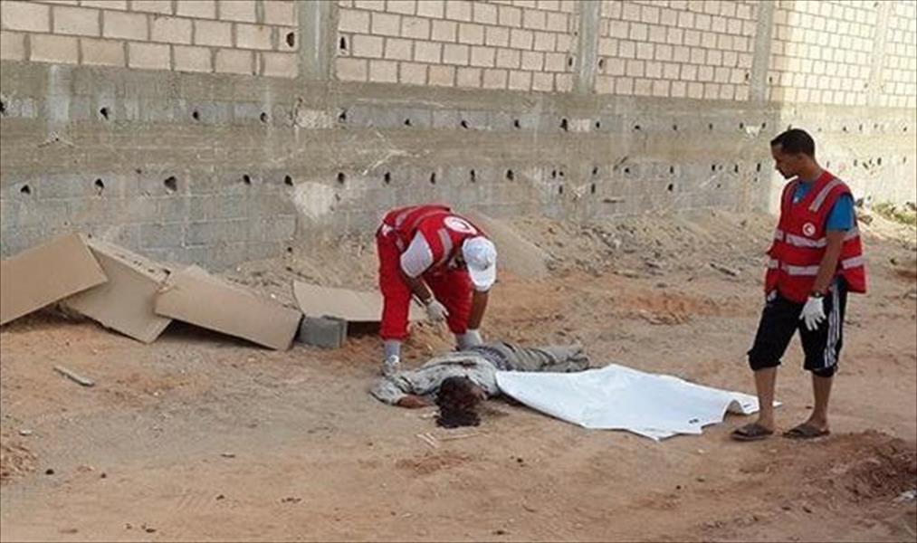 الهلال الأحمر ينتشل جُثة بالقرب من نادي أهلي بنغازي
