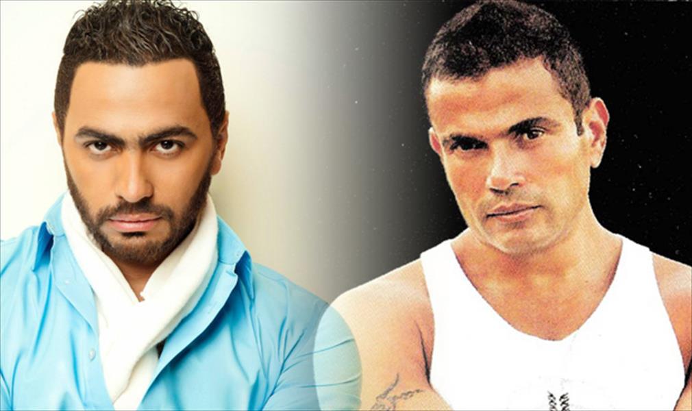 بالصور: عودة المنافسة بين عمرو دياب وتامر حسني