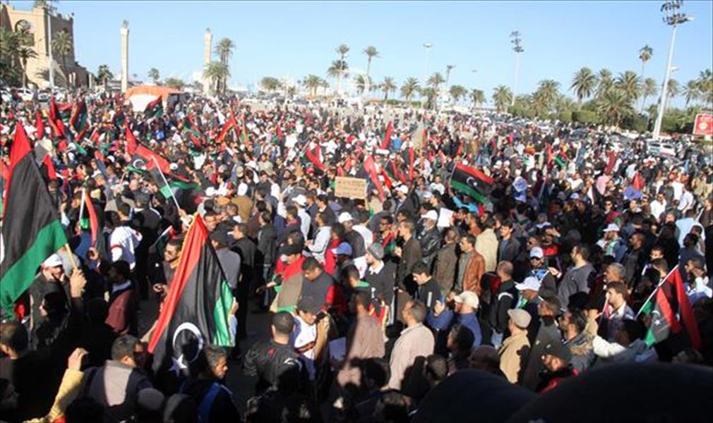 تظاهرات ضد البرلمان في طرابلس وبنغازي ومصراتة