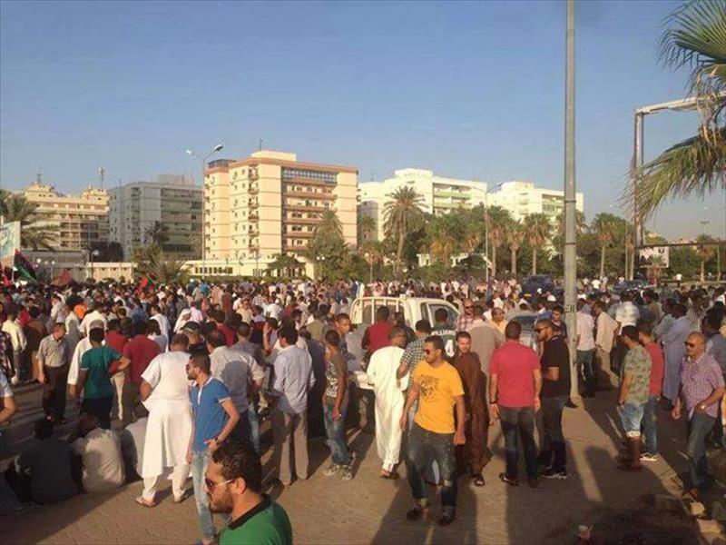 بنغازي: تظاهرة داعمة لمجلس النواب ورافضة للارهاب