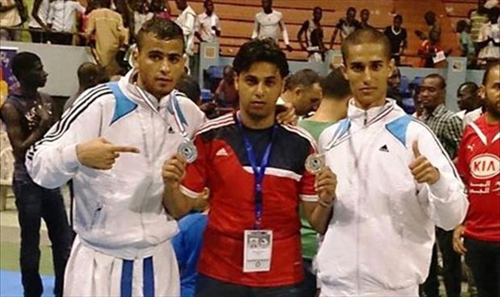ليبيا تحصد فضيتين في بطولة إفريقية للكاراتيه بالسنغال