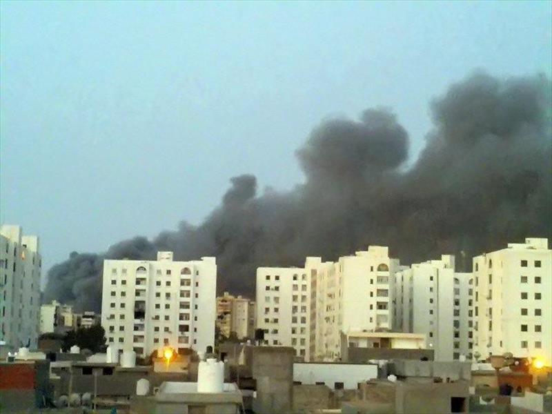 مرة أخرى.. طائرات «مجهولة» تقصف مواقع في طرابلس