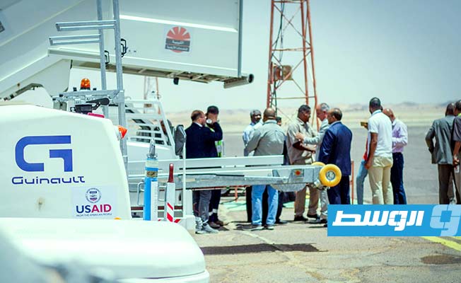 USAID provides equipment to Sebha airport as part of Biden administration's '10-year Strategy to Prevent Conflict and Promote Stability'