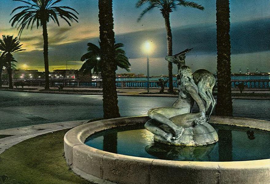 تمثال الغزالة يتعرض للإصابة جرّاء القصف على طرابلس