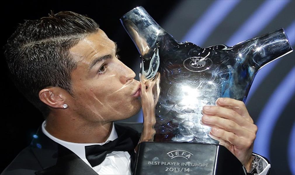 رونالدو يفوز بجائزة أفضل لاعب في أوروبا