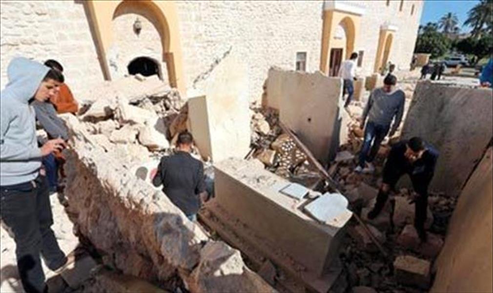 انهيار جزء من مقر الوالي العثماني في بنغازي