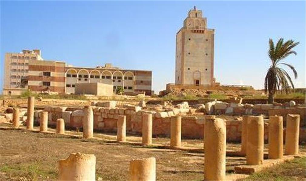 إنهيار جزء من مبنى متحف بنغازي