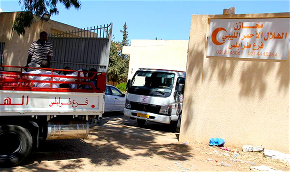 الهلال الأحمر يستعيد مسروقات مخزن طرابلس