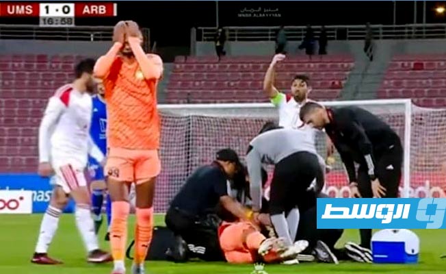 شاهد.. سقوط مفاجئ للجزائري أندي ديلور يثير الرعب خلال نهائي كأس نجوم قطر
