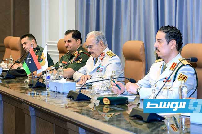 Marshal Haftar meets with Tetteh in Benghazi to discuss efforts to unify institutions
