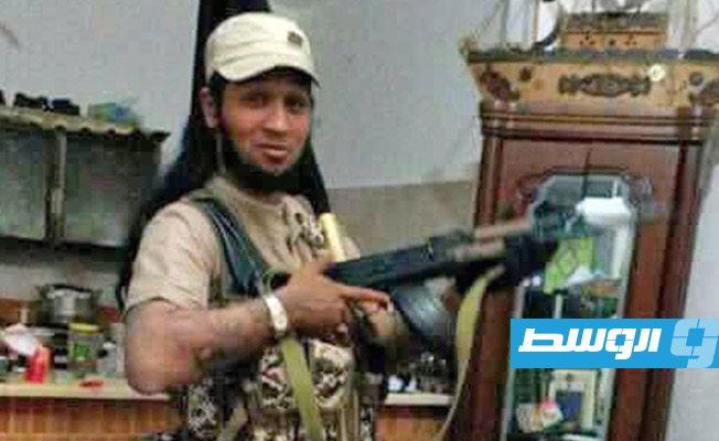 علي بلعيد محمد علي العدولي الذي تقول قوة الردع إنه أحد الذين قاتلوا مع (داعش). (قوة الردع الخاصة)