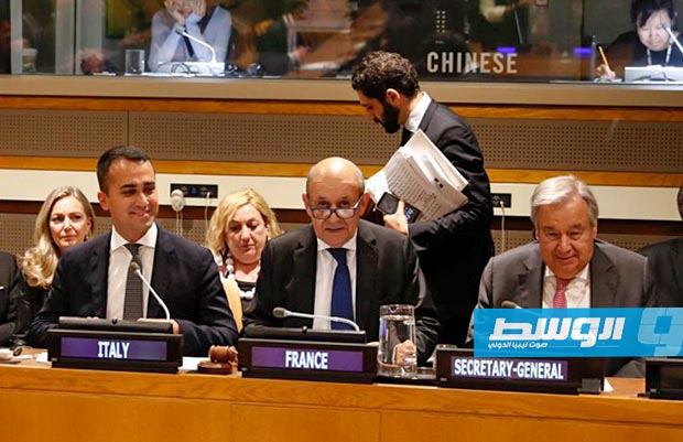 «الاجتماع الوزاري» يدعو لعدم التدخل في النزاع الليبي والامتثال لحظر الأسلحة
