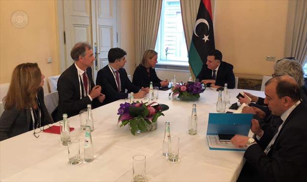السراج يطالب بإزالة اسم ليبيا من القائمة الأوربية للدول الممولة للإرهاب