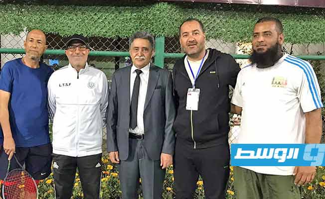 4 انتصارات لليبيا في رواد التنس العربي