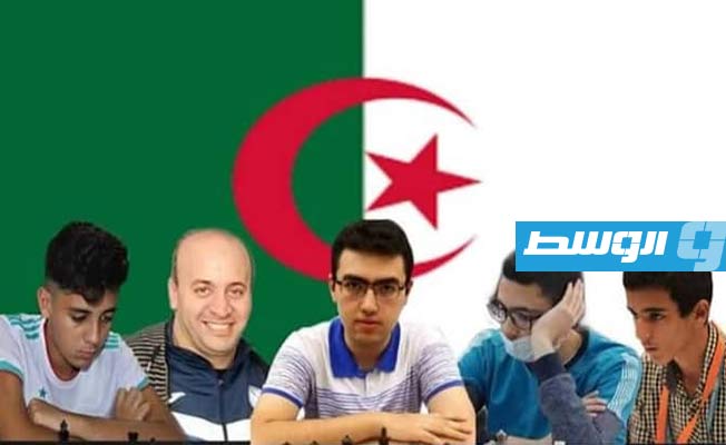 أبطال شطرنج الجزائر. (فيسبوك)