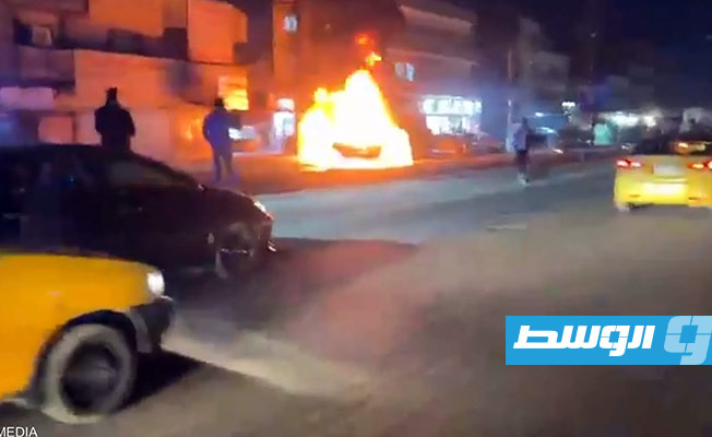 قصف بطائرة مسيّرة يستهدف سيارة قيادي بـ«الحشد الشعبي» في بغداد