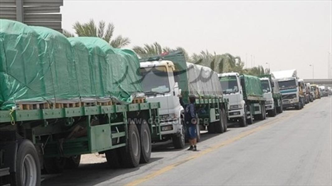 الإفراج عن الشاحنات المصرية المحتجزة في إجدابيا