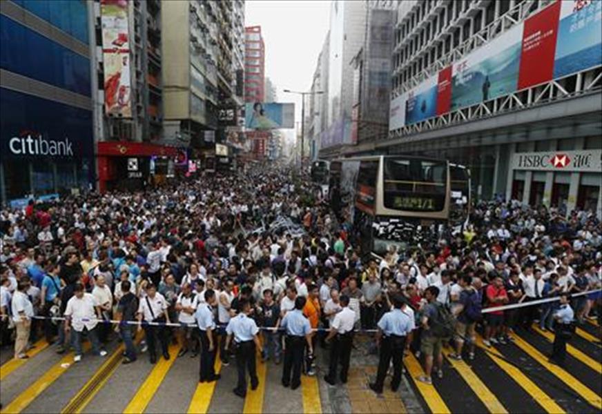 تصاعد التوتر في هونغ كونغ