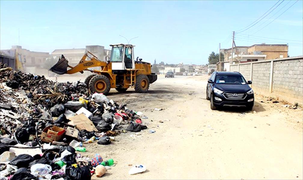 حملة نظافة عامة ببلدية شحات
