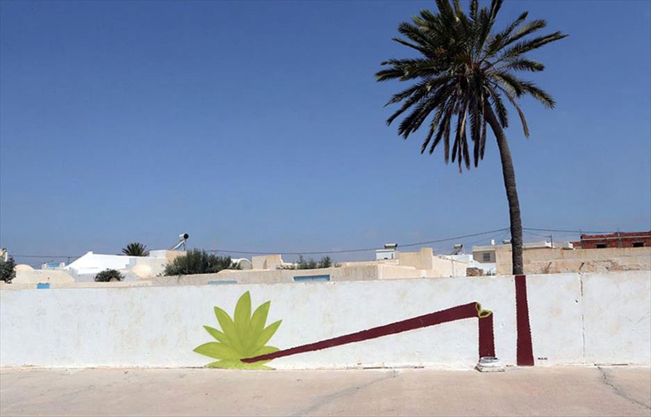 150 رسمة عالمية على جدران قرية تونسية قديمة