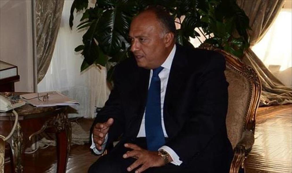وزير الخارجية المصري يستقبل مبعوث جامعة الدول إلى ليبيا