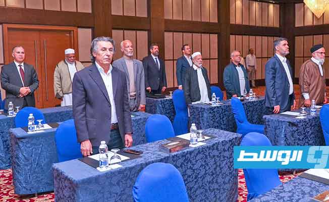 جانب من الجلسة الثانية والثمانين للمجلس الأعلى للدولة، بمقره في العاصمة طرابلس، الإثنين 5 ديسمبر 2022 (المكتب الإعلامي للمجلس)