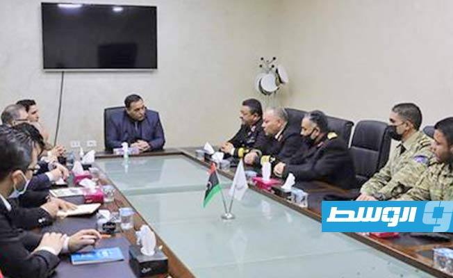 سفير مالطا لدى ليبيا والقنصل المالطي في طرابلس يزوران مصراتة، 27 يناير 2021. (المجلس البلدي مصراتة)