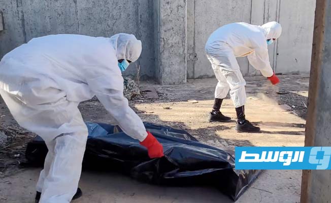 انتشال جثة من مكان مهجور في طرابلس