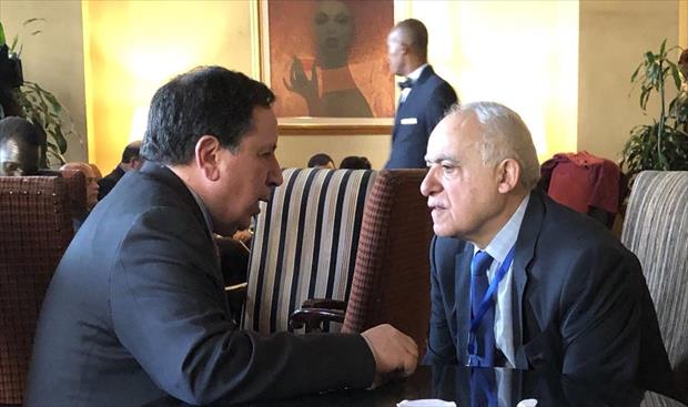 سلامة يلتقي وزير الخارجية التونسي
