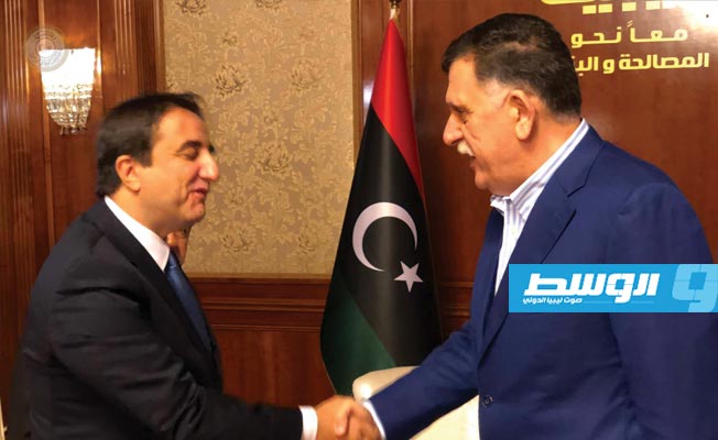 السراج يتطلع إلى تنمية وتطوير آفاق التعاون الثنائي بين ليبيا وتركيا