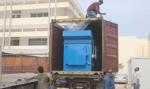Tobruk Medical Center receives modern incinerator for medical waste