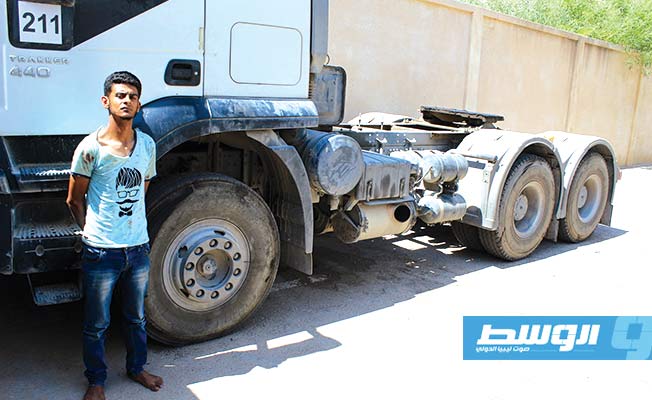 القبض علي سارق شاحنة إسمنت في طرابلس