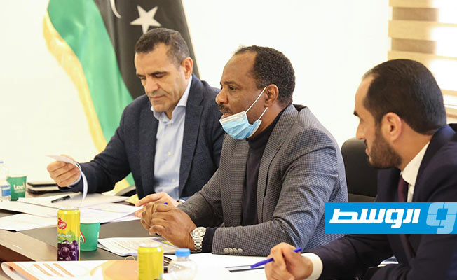 من اجتماع الجمعية العمومية للشركة الليبية للكهرباء القابضة، 20 فبراير 2022. (فيسبوك)