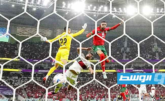 هدف يوسف النصيري في مرمى البرتغال في كأس العالم، 10 ديسمبر 2022. (الإنترنت)