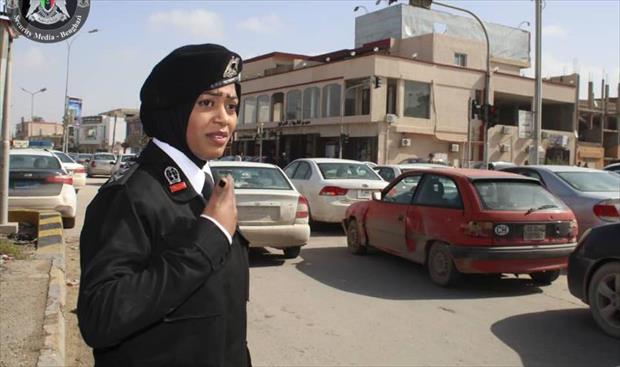 بالصور: حملة موسعة للشرطة النسائية في بنغازي