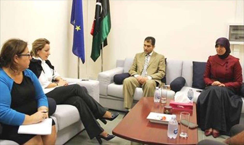 «العدالة والبناء» يلتقي سفيرة الاتحاد الأوروبي لدى ليبيا