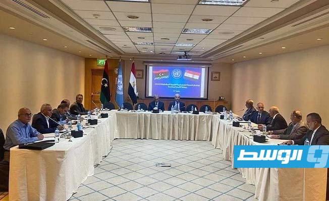اجتماع اللجنة العسكرية المشتركة «5+5» في القاهرة، 16 يونيو 2022، (الإنترنت)