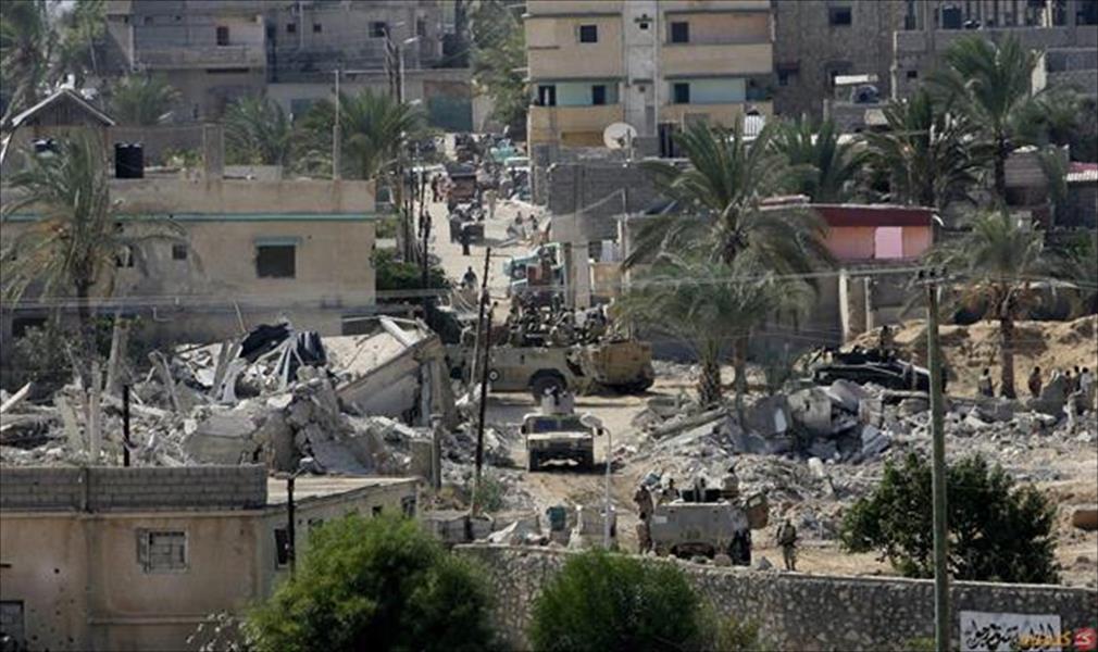 مصر: الجيش يُخلي 66 منزلاً على الحدود بسيناء