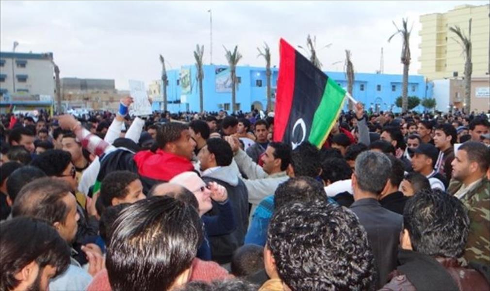 مظاهرة في طبرق لدعم الجيش والبرلمان