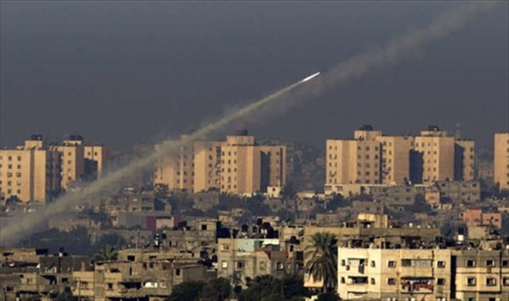 قذيفة صاروخية تسقط من غزة جنوب إسرائيل
